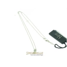 BLISS collana oro bianco e pendente pavè diamanti referenza 1382200 new